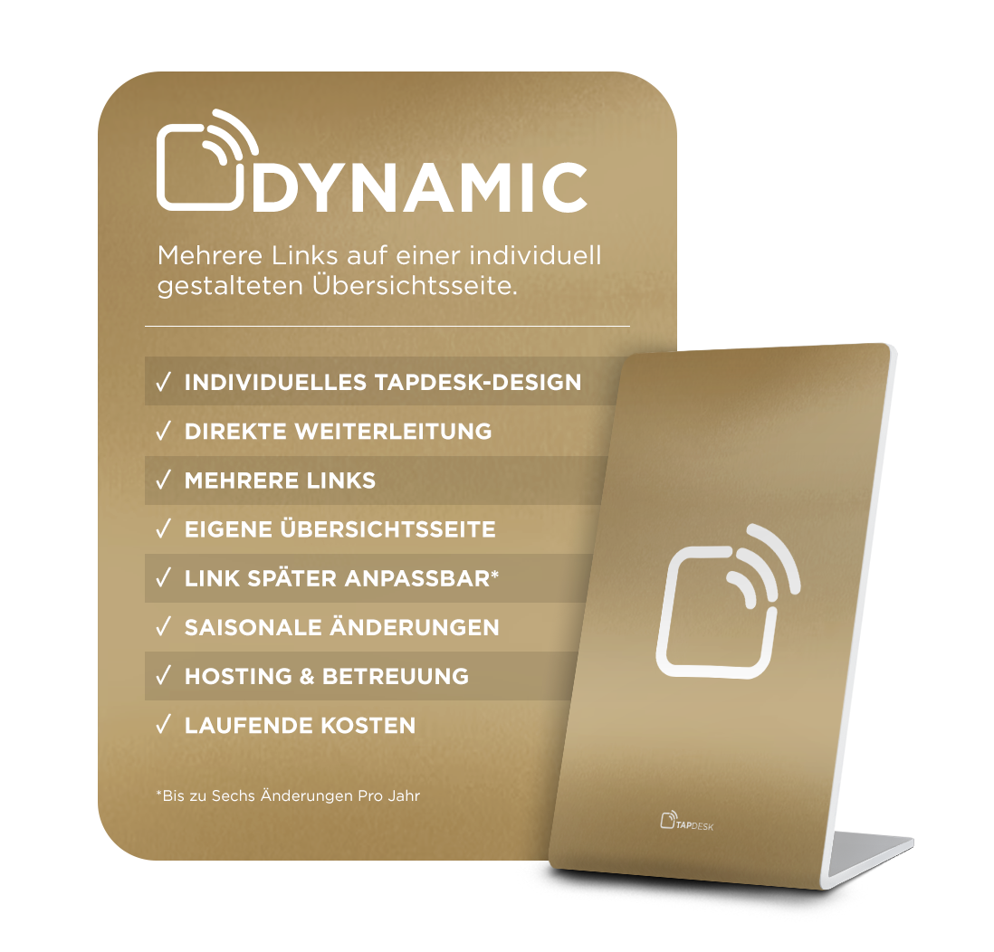 TapDesk Dynamic – mehrere flexible Inhalte